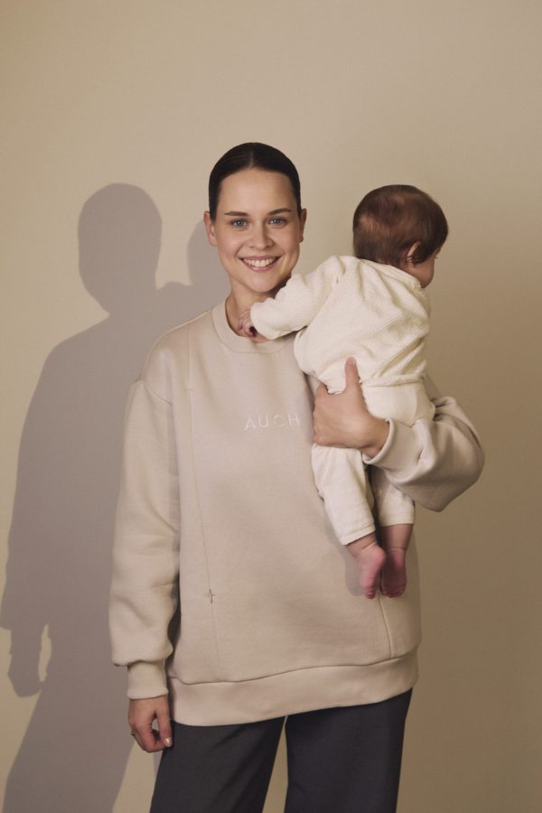 Mom jumper Cream 1 Mom jumper Cream