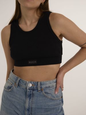 HOME 26 Black crop top