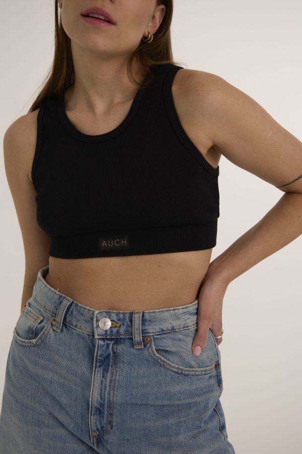 Black crop top 1 Black crop top