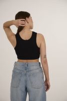 Black crop top