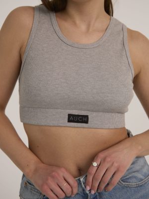 HOME 20 Grey melange crop top