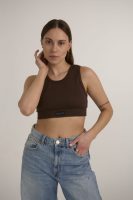 Choco crop top