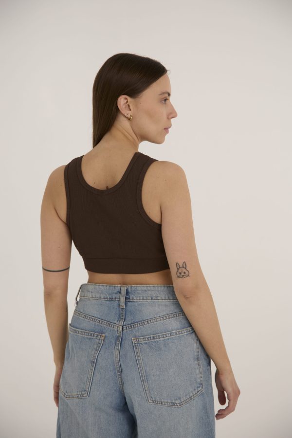 Choco crop top 2 Choco crop top