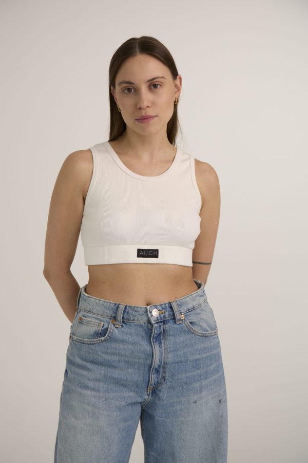 Cream crop top 3 Cream crop top