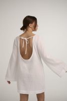 White muslin dress