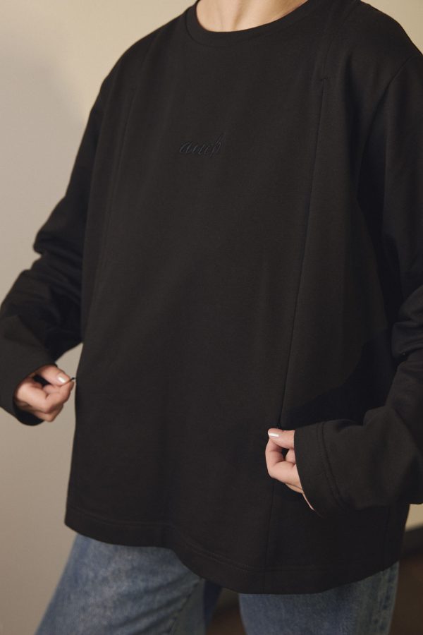 Mom longsleeve Black