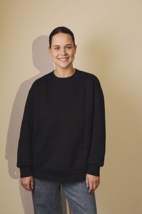 Mom jumper Black 1 Mom jumper Black