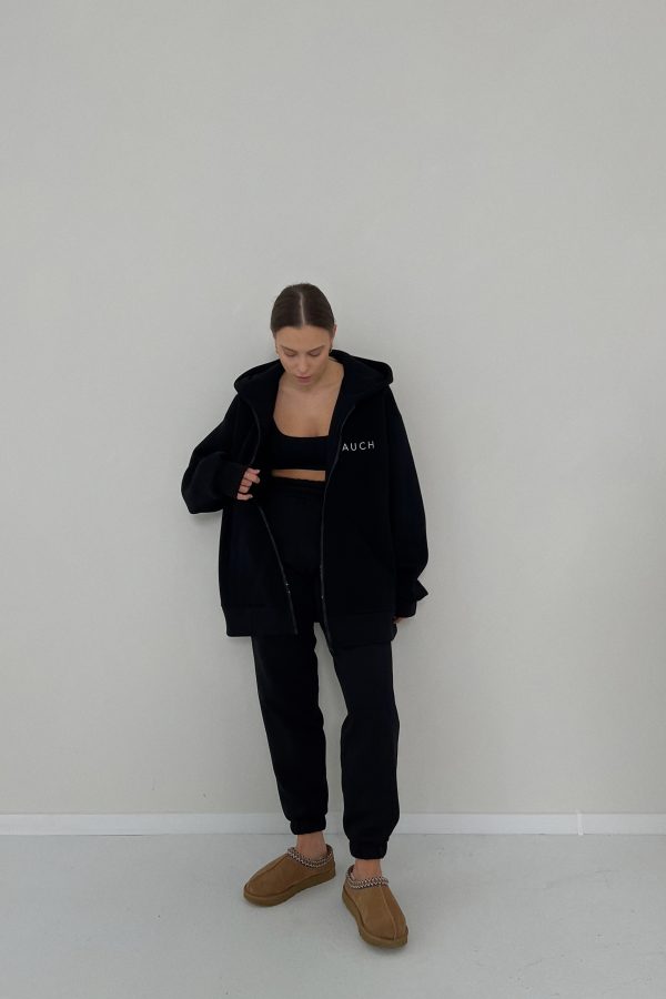 Black Zip Hoodie 3 Black Zip Hoodie