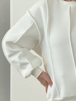 HOME 14 All Milky white sweatshirt