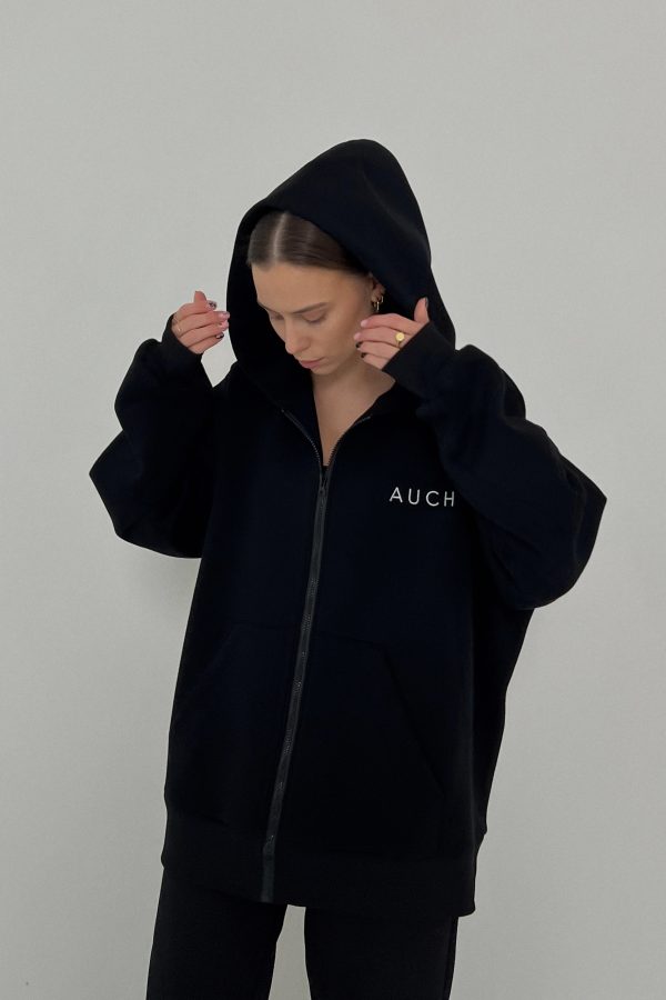 Black Zip Hoodie 1 Black Zip Hoodie