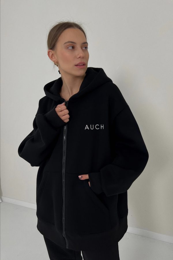 Black Zip Hoodie 2 Black Zip Hoodie